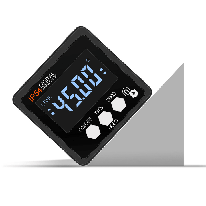 ETOPOO 4*90° Updated Precision Digital Protractor Inclinometer Level Box Digital Angle Finder Bevel Box with Magnet Base - MRSLM