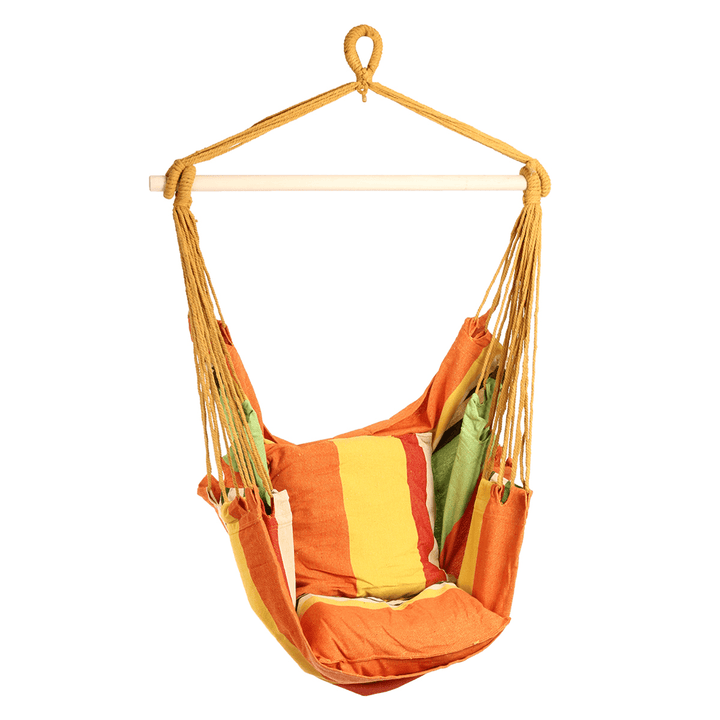 Outdoor Canvas Hammock Chair Swing Hanging Chair Relax Soft Indoor Garden Camping Swing - MRSLM