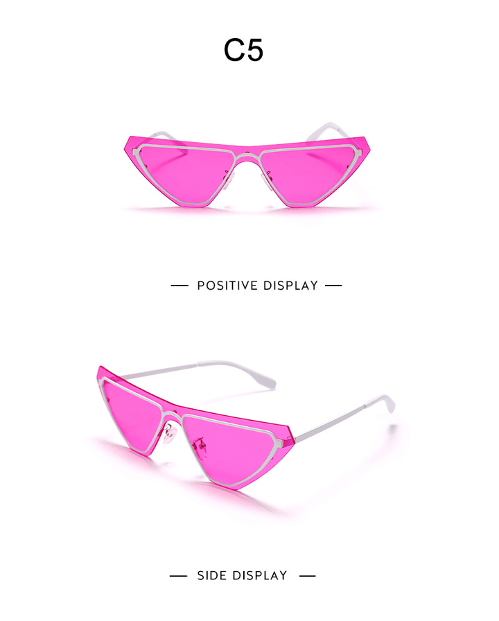 Fashion Rimless One-Piece Sunglasses Women - MRSLM