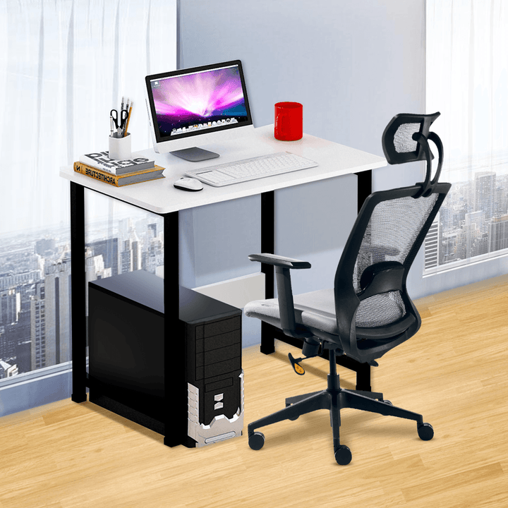 Wooden Computer Laptop Desk Modern Table Study Desk Office Furniture PC Workstation for Home Office Studying Living Room - MRSLM