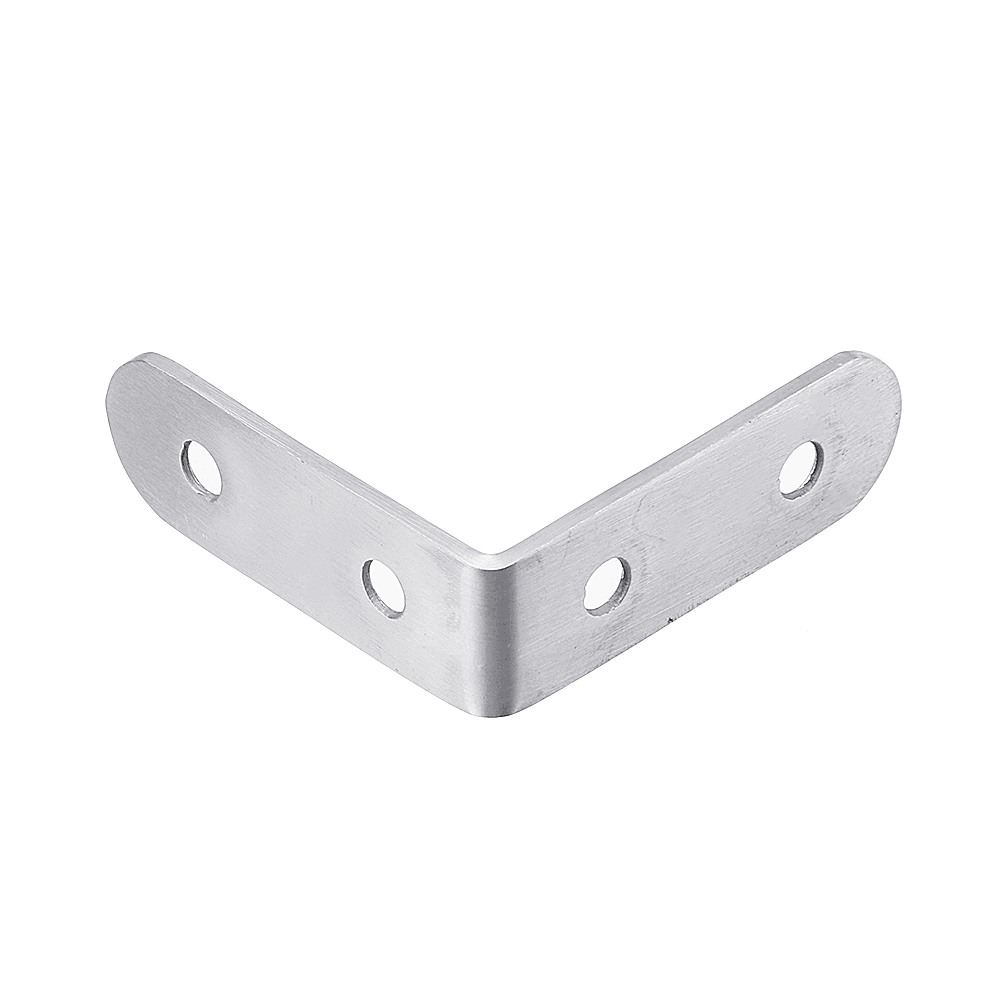 Stainless Steel Corner Braces Joint Code L Shaped Right Angle Bracket Shelf Support for Furniture - MRSLM