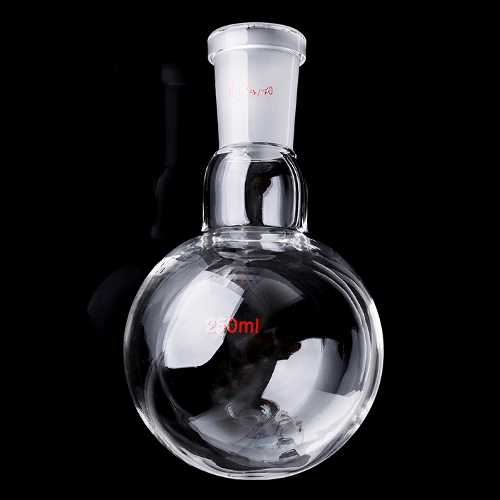 250Ml 24/40 Glass Single Neck round Bottom Flask Boiling Bottle Laboratory Glassware - MRSLM