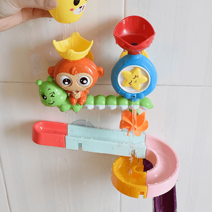 Baby Playing with Water and Turning Music Track Assembly Set - MRSLM