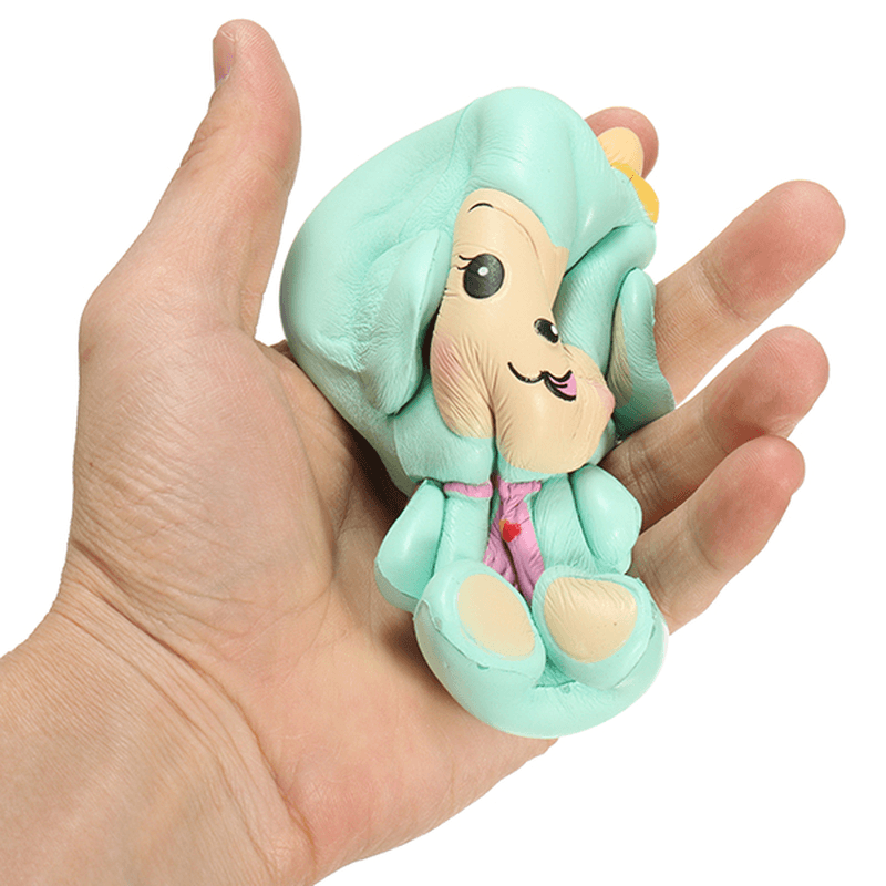 Woow Squishy Monkey Slow Rising 12Cm with Original Packaging Blue and Pink - MRSLM