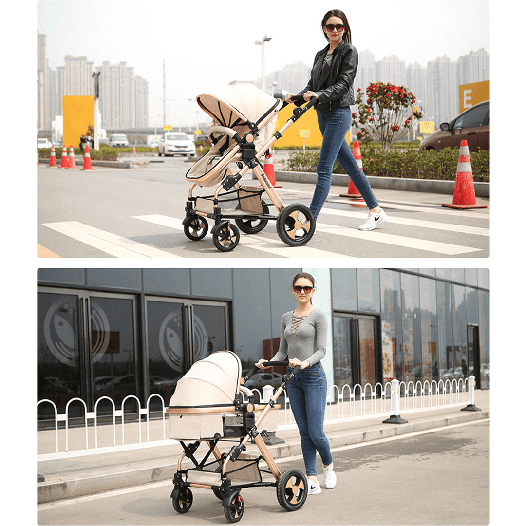 Folding Baby Stroller Lightweight Soft Travel Stroller Pushchair Max Load 25Kg - MRSLM