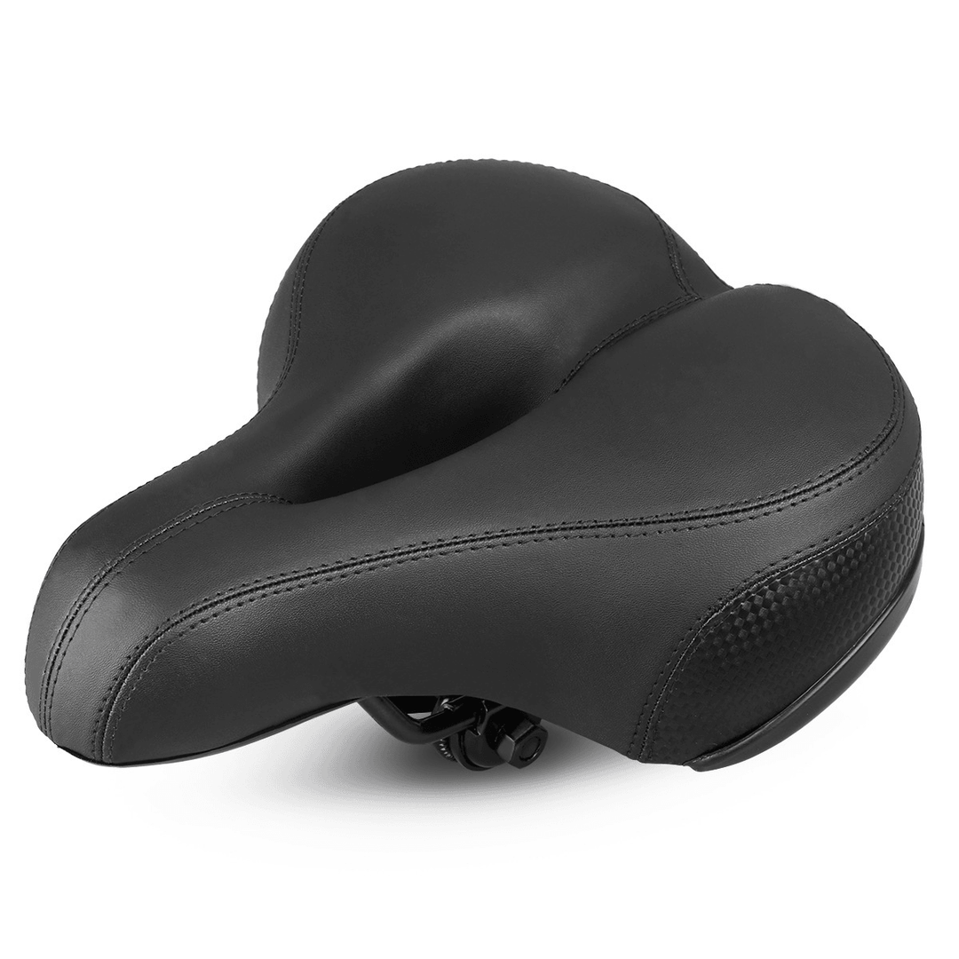 BIKIGHT PU Wide Bike Seat Cushion Soft Bike Saddle Mountain Road Bicycle Padded Outdoor Cycling Bike Saddles - MRSLM