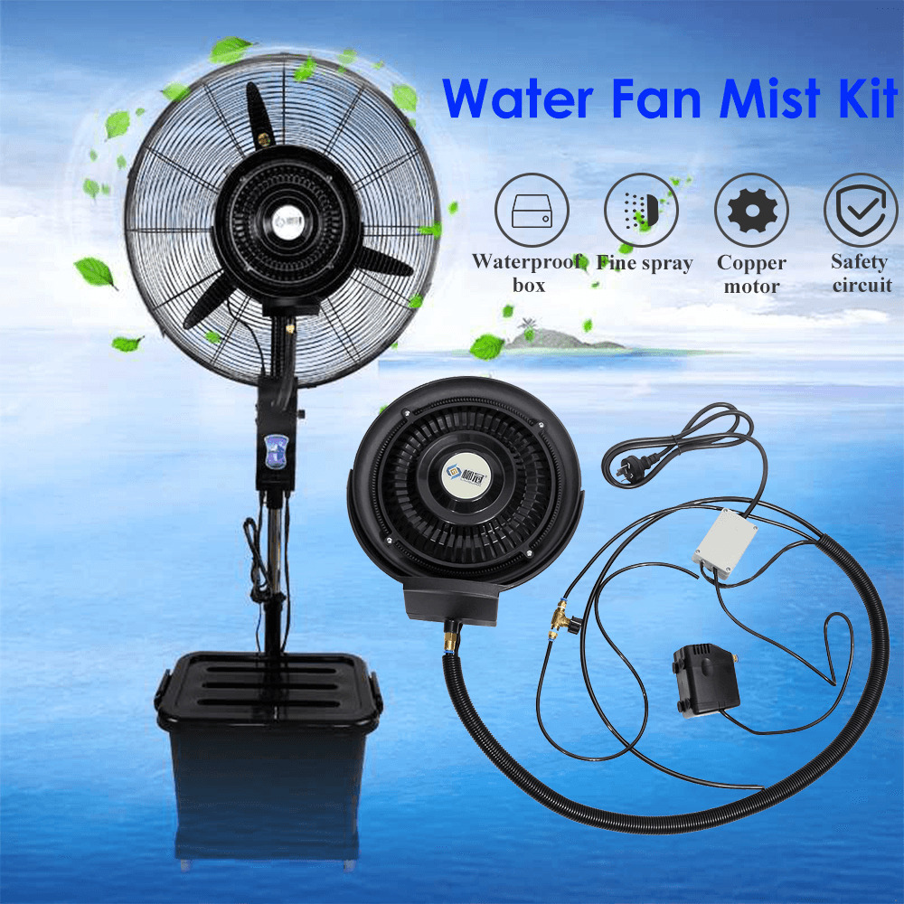 220V-240V 55W Centrifugal Atomizing Disk Main Machine Water Fan Mist Kit with Pump - MRSLM