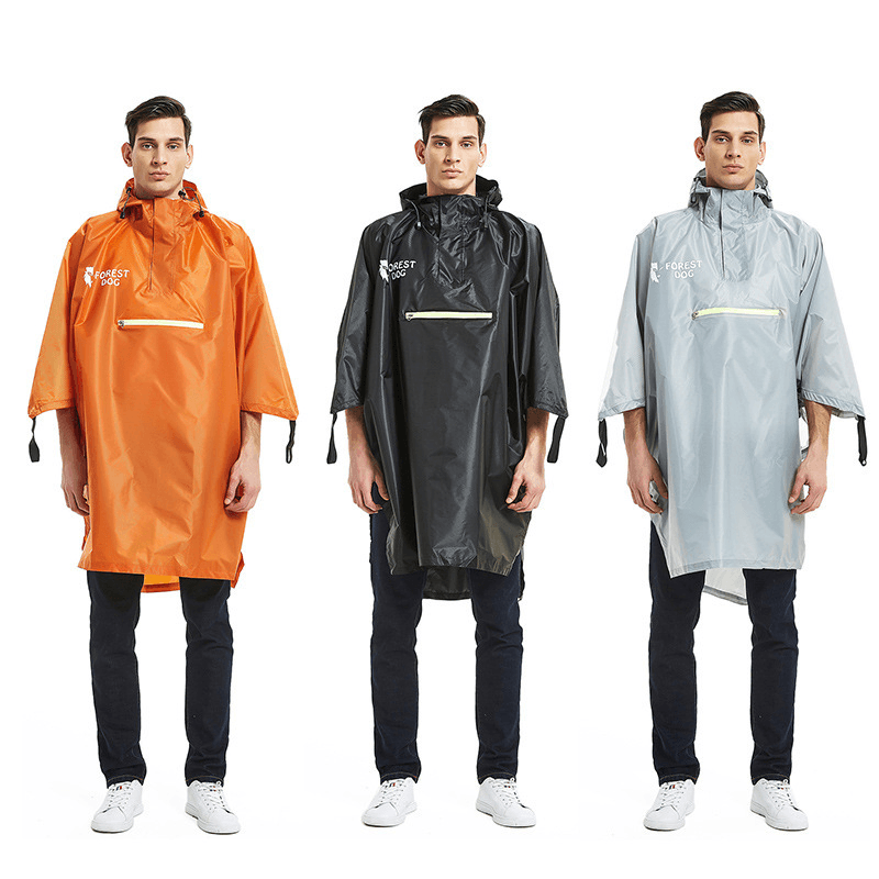 Naturehike 230T Poly Taff Raincoat Luminous Poncho Waterproof Rain Coat Fishing Camping Hiking Travel - MRSLM