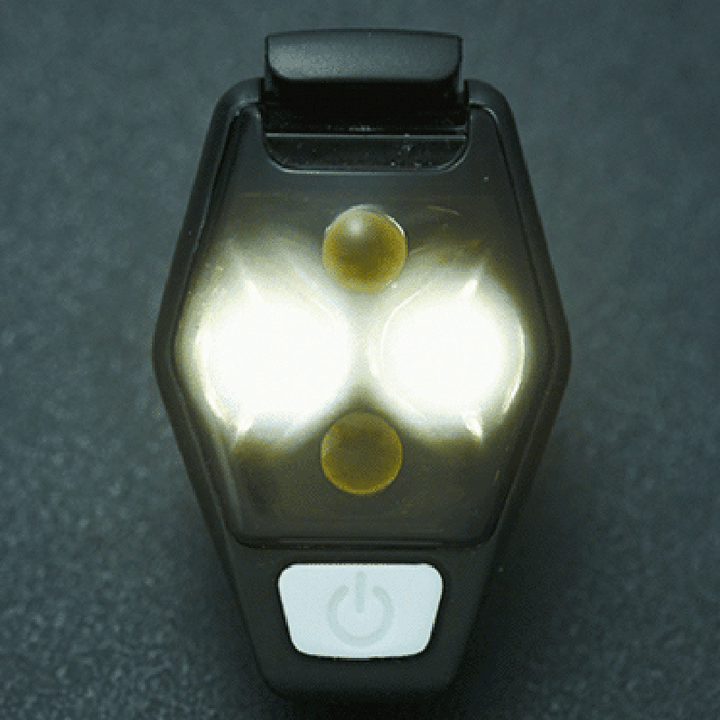 XANES TL04 4 LED IPX4 3 Modes Outdoor Night Running Bike Warning Light - MRSLM