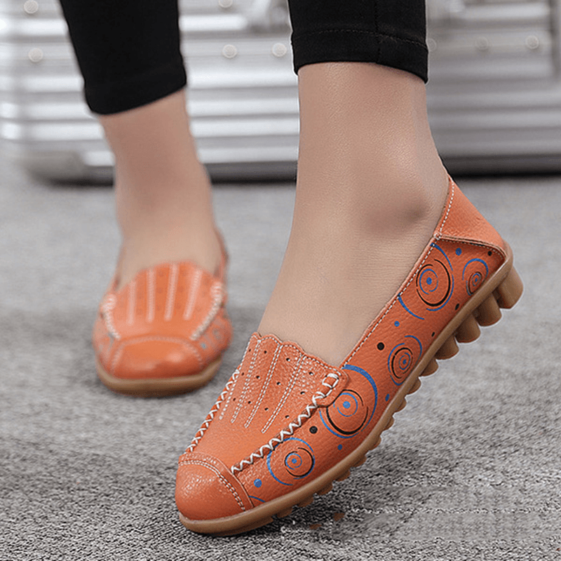 Women Slip on Flat Loafers - MRSLM