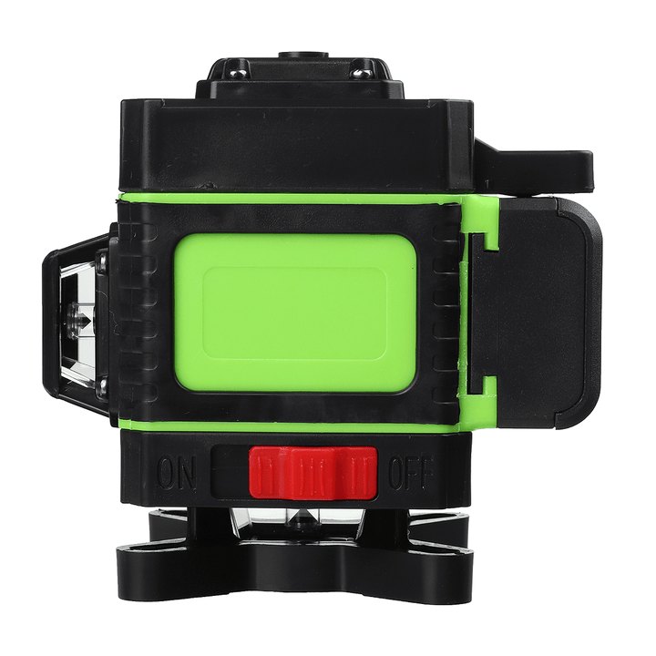 3D Laser Level 12 Lines Green Light 360° Self-Levelling Rotary Cross-Line Laser EU Plug - MRSLM