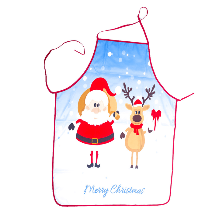 80 X 60Cm 2020 New Year Christmas Christmas Apron Christmas Decorations for Kitchen Santa Claus Xmas Decor - MRSLM