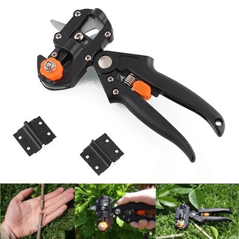 Garden Grafting Pruner Branch Cutter Scissor Fruit Tree Vaccination Secateurs Plant Fruit Tree Branch Cutting Machine - MRSLM