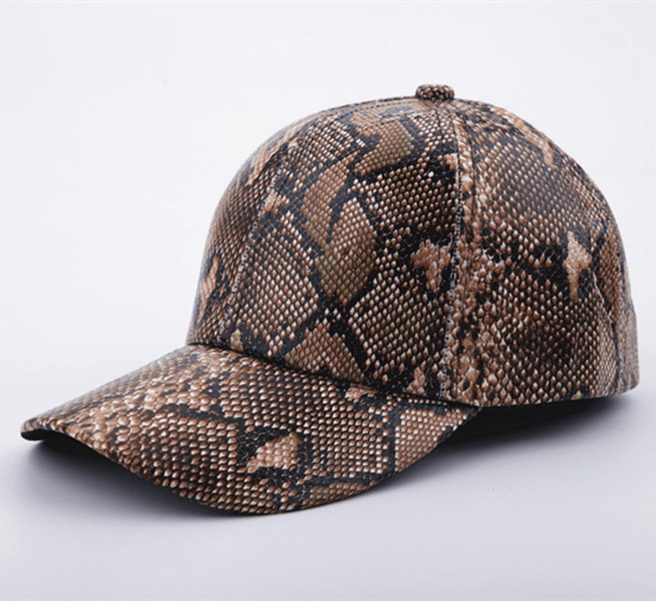 Fashionable New Snake Print Baseball Hat - MRSLM