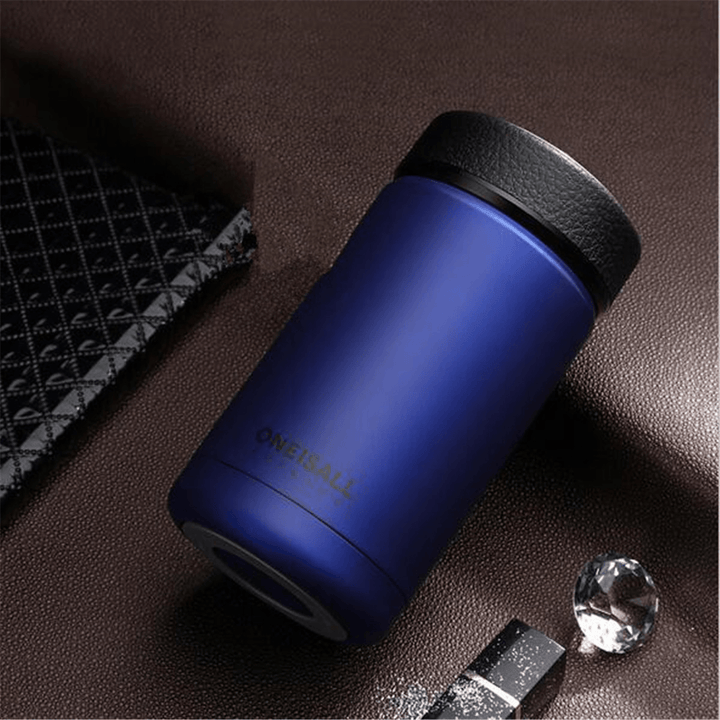 400Ml Stainless Steel Vacuum Flask Water Bottle Thermos Coffee Travel Mug Cup - MRSLM