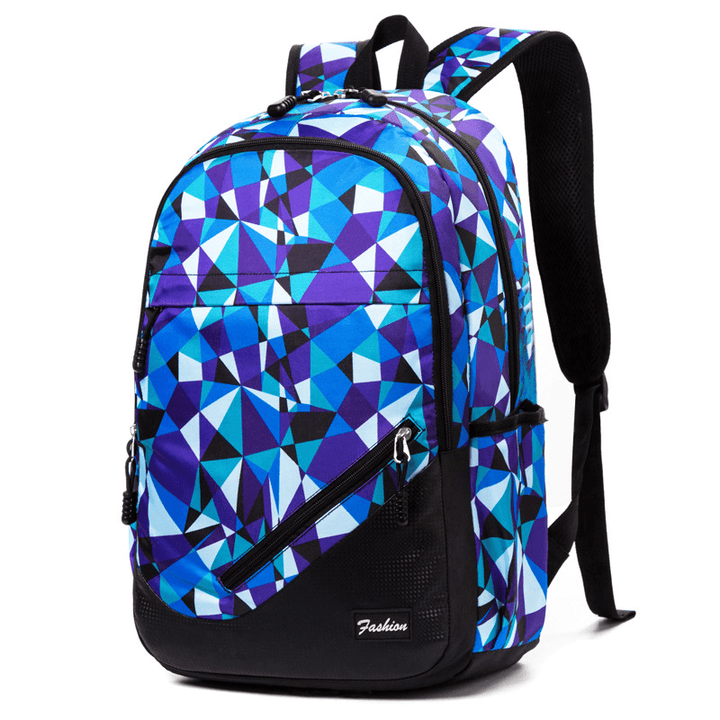 Women Men Large Capacity Fashion Multifunction Sports Outdoor Backpack Laptop Bag - MRSLM