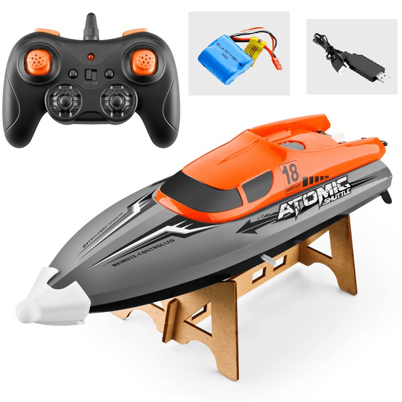 2.4G Wireless Remote Control Boat Circulating Water Cooled High Speed Speedboat - MRSLM