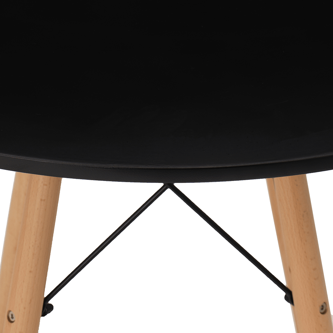 Eames round Table Modern Coffee Dining Desk Wood Leg Afternoon Tea Table Laptop Desk - MRSLM