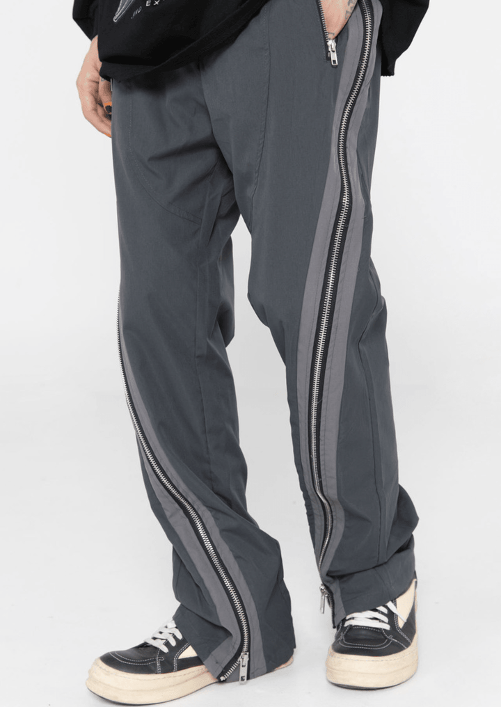 Autumn Tide Brand Fried Street Vibe Wind Straight Split Loose Wild Pants Tide - MRSLM