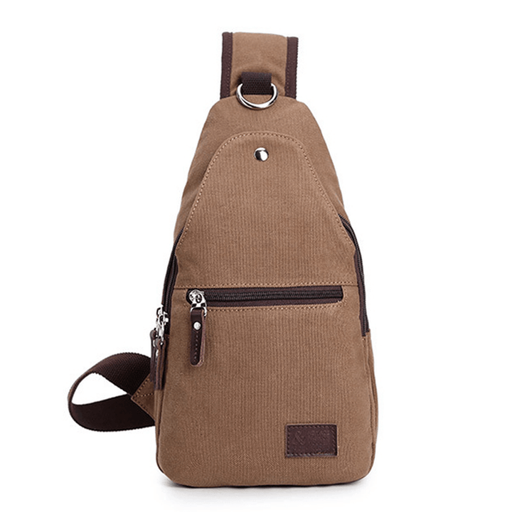 Vintage Canvas Casual Outdoor Travel Chest Bag - MRSLM