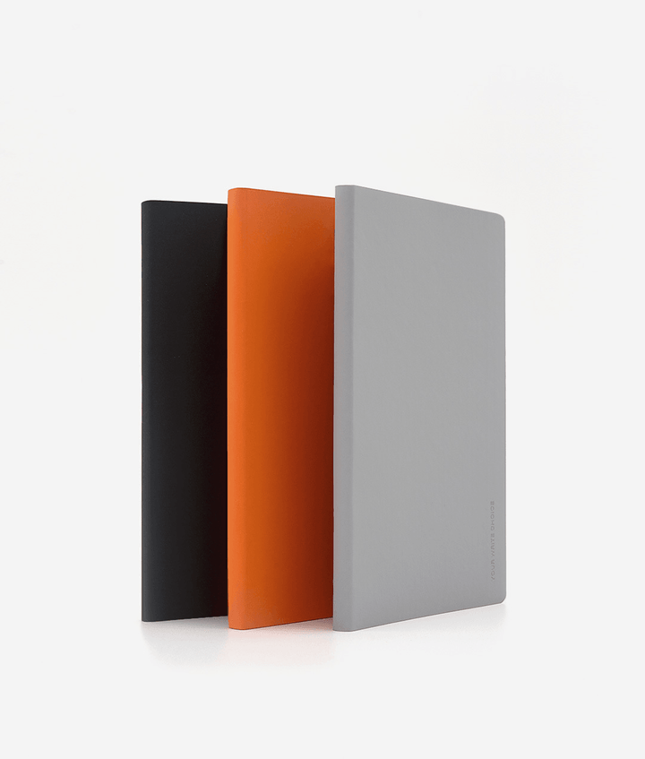 2Pcs Noble Paper Notebook from Xiaomi Youpin PU Cover Slot Book for Office Travel with a Gift Notebook - MRSLM