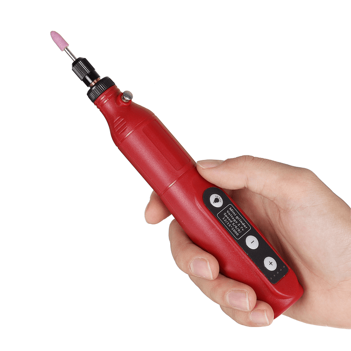 5 Gear Electric Grinding Pen Grinder USB Charging Mini Drill Milling Rotary Tool - MRSLM