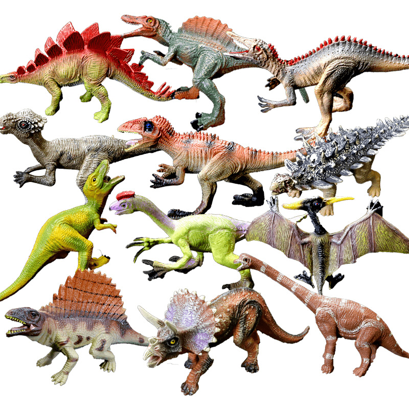 Solid Dinosaur Plastic Toy Simulation Animal - MRSLM