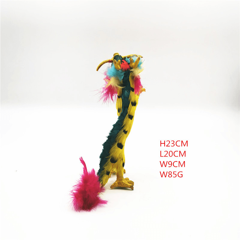 Simulation Animal Series Feather Zodiac Dragon Doll - MRSLM