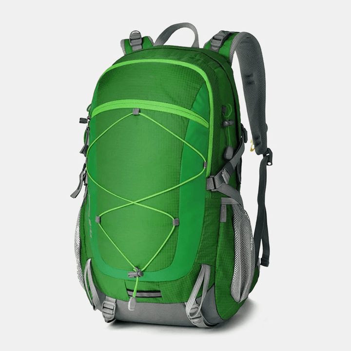 Men 40L Breathable Multi-Pocket Water Bag Warehouse Design Backpack Outdoor Travel Hiking Camping Bag with Rain Cover - MRSLM