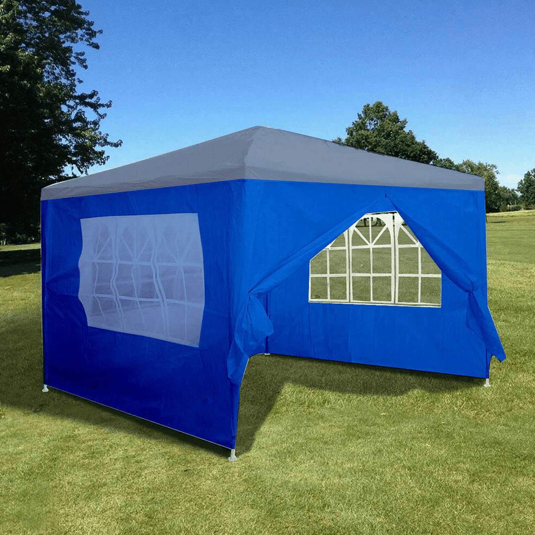 3X3M Oxford Cloth 4 Side Walls Party Tent Walls Side Waterproof Garden Patio Outdoor Sunshade Shelter Sidewall - MRSLM