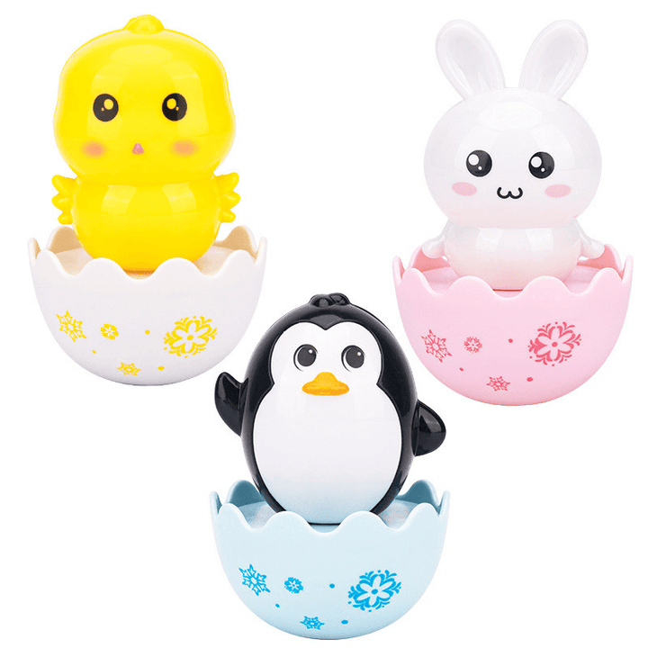 Baby Cartoon Tumbler Toy Cute Penguin Cute Rabbit Cute Chicken Mini Tumbler - MRSLM