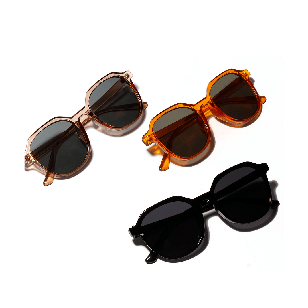 Men'S and Women'S Retro Transparent Square Sunglasses - MRSLM