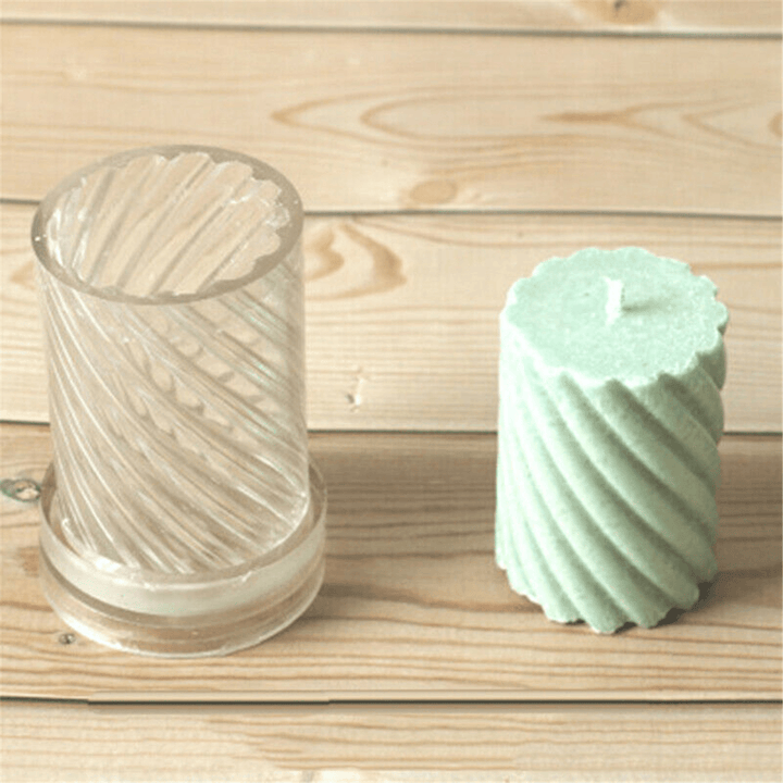 Candle Mold Plastic Spiral Shape DIY Craft Tool for Wax Candle Mould Making - MRSLM