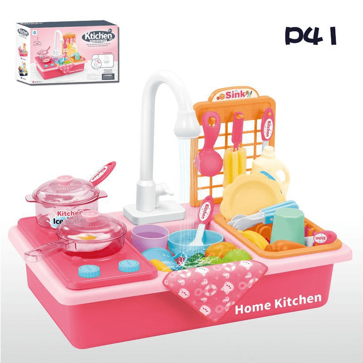 Children'S Simulation Dishwasher, Wash Bowl, Play Water Toy - MRSLM