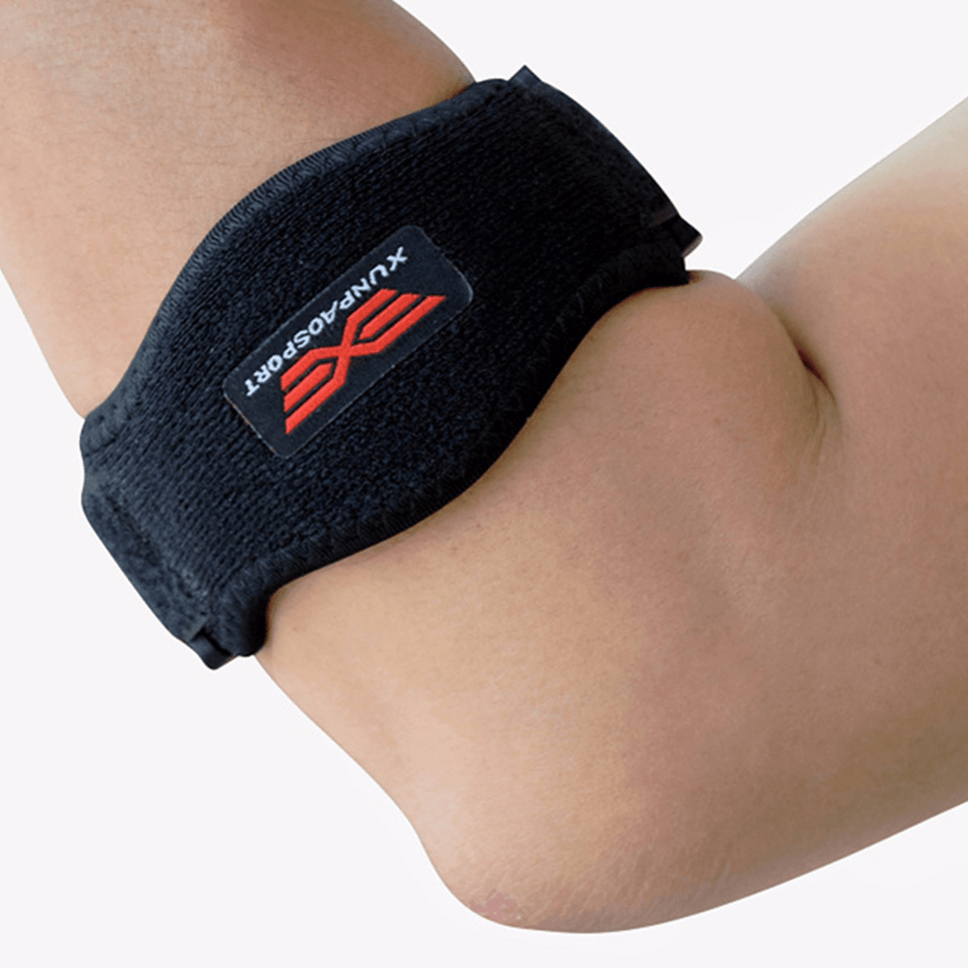 Tennis Golfer Elbow Strap Epicondylitis Professional Adjustable Wrap Support Compression Brace Band Forearm Protection Pad Tendon for Lateral Pain Syndrome - MRSLM