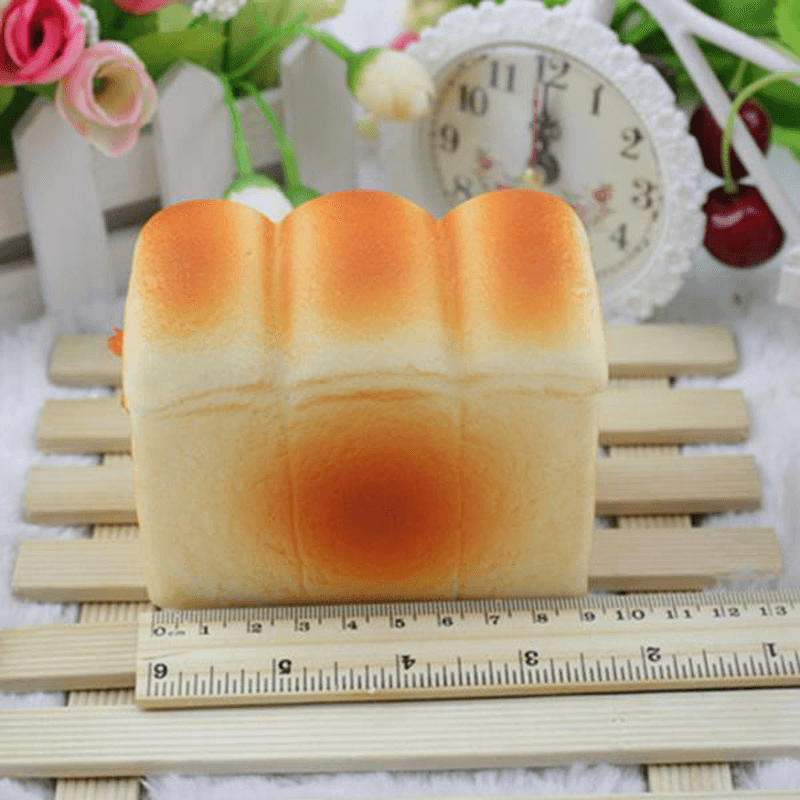 9.3CM Squishy Simulation Toast Squishy Fun Toys Decoration - MRSLM