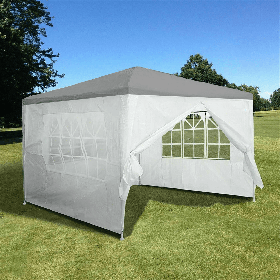 3X3M Oxford Cloth 4 Side Walls Party Tent Walls Side Waterproof Garden Patio Outdoor Sunshade Shelter Sidewall - MRSLM