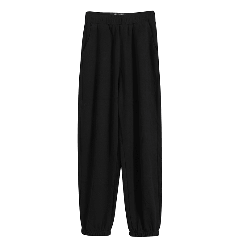 Ladies New High Waist Slim Straight Track Pants - MRSLM