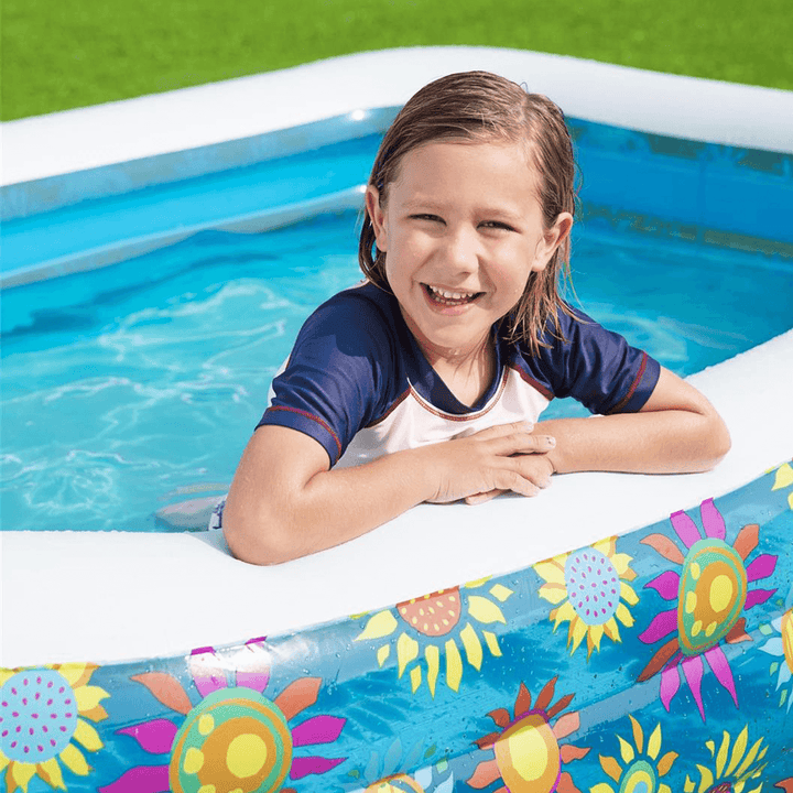 290 X 175CM Inflatable Swimming Pool Children Adults Summer Bathing Tub Baby Home Use Inflatable Paddling Pool - MRSLM