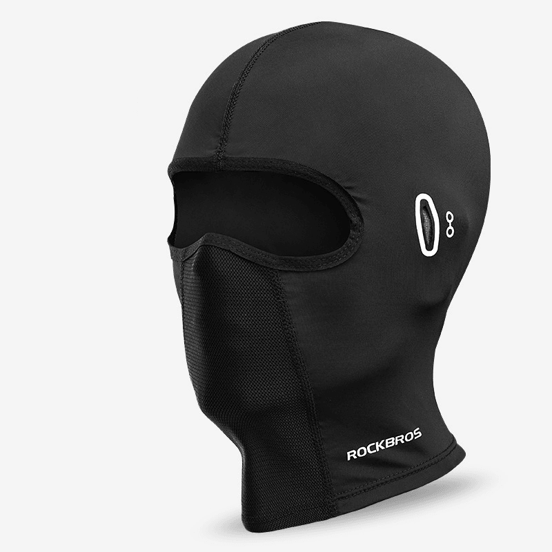 ROCKBROS Ice Silk UV Protection Riding Headgear Motorcycle Full Face Mask Skin-Friendly Quick-Drying Fabric - MRSLM