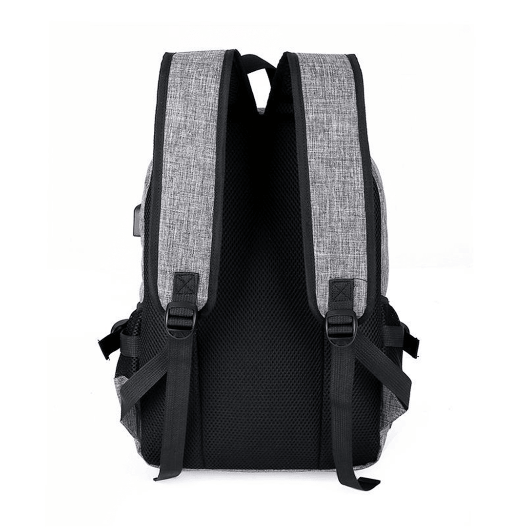 15L Outdoor USB Anti-Theft Backpack Rucksack Laptop Bag School Shoulder Bag Camping Travel - MRSLM