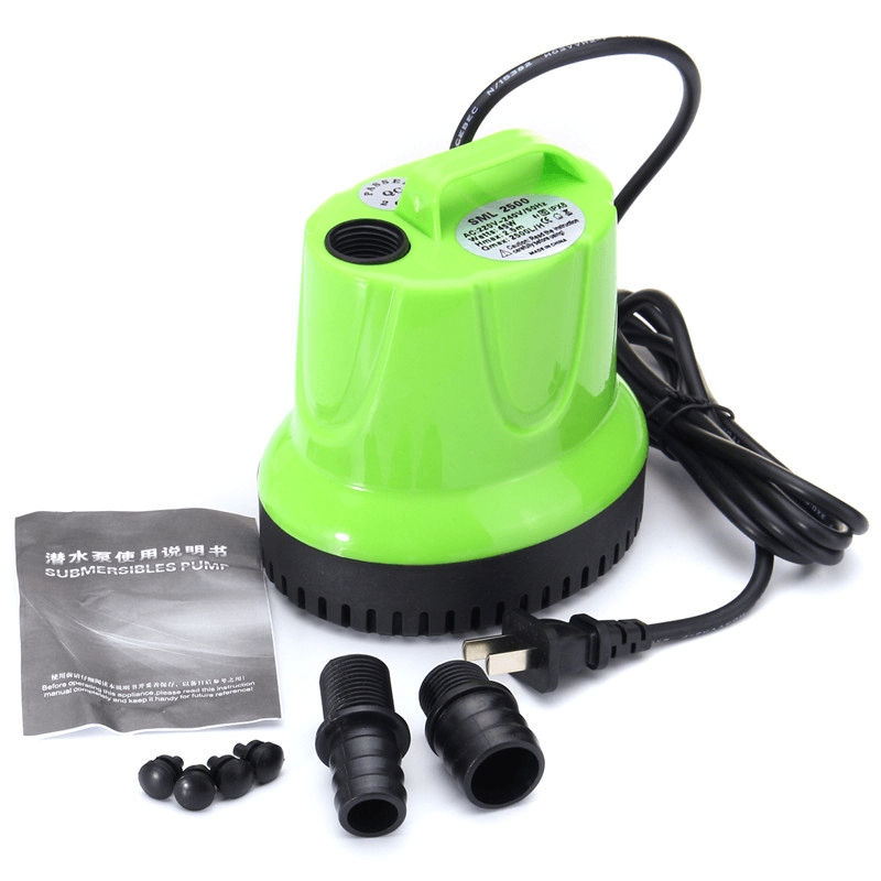 2500-4500L/H Submersible Water Pump Aquarium Fish Tank Fountain Hydroponic 40W/60W/100W - MRSLM