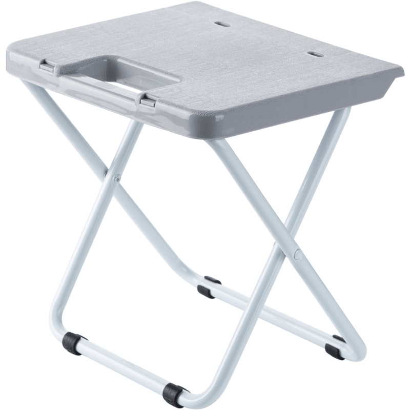 Portable Folding Stool Small Simple Plastic Chair Kitchen Seat for Home Office Travel Outdoors - MRSLM