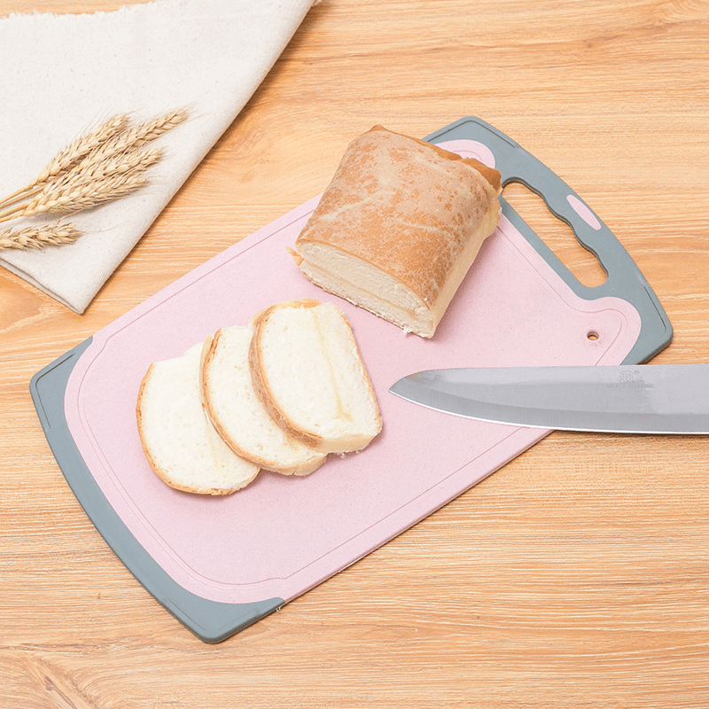 Wheat Straw Kitchen Cutting Board Creative Rectangilar Corrosion-Resistant Chopping Block - MRSLM