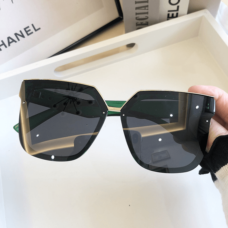 European and American Large Square Flat Sunglasses - MRSLM