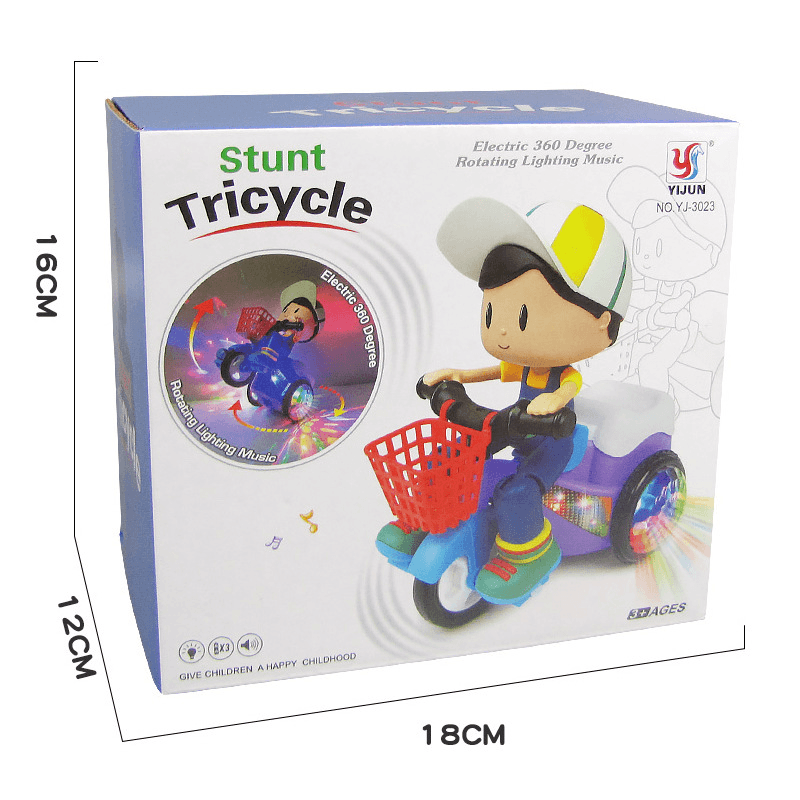 Stunt Tricycle Electric Toy for Children - MRSLM