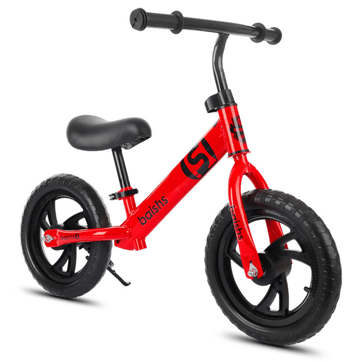 BAISHS No Pedal Toddler Balance Bike Kids Mountain Bikes Children Scooter Boys 12 Inches BMX Bikes for 2/3/4/5/6 Year Old Beginner Rider Training - MRSLM