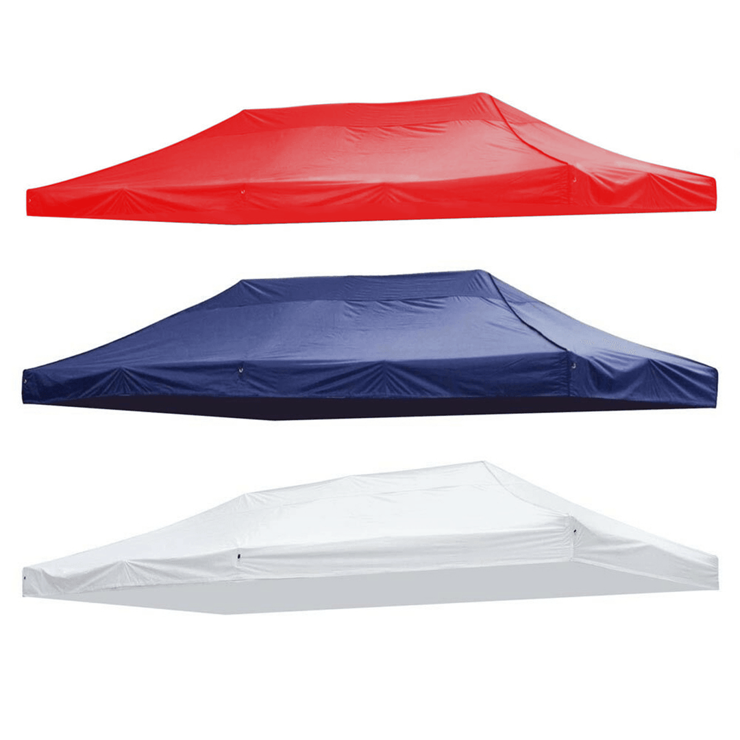 10X20Ft Canopy Top Cover Replacement Tent Patio Gazebo 420D UV Sunscreen Sunshade - MRSLM