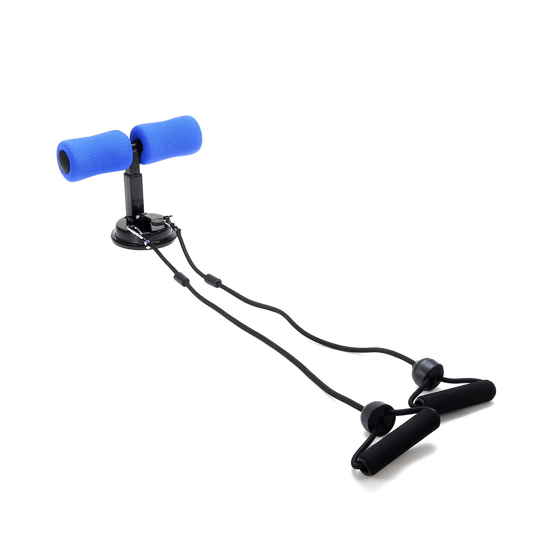 Sit-Ups Assistant Device Abdominal Muscle Training Adjustable Resistance Band Self-Suction Sit Ups Bar - MRSLM