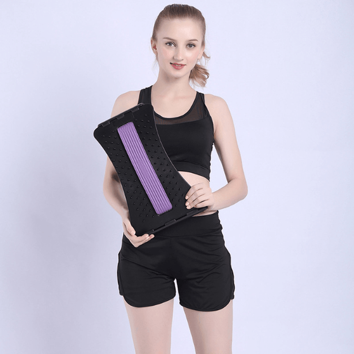 KALOAD Back Massage Magic Stretcher Back Support Lumbar Spine Massager Relaxation Fitness Tools - MRSLM